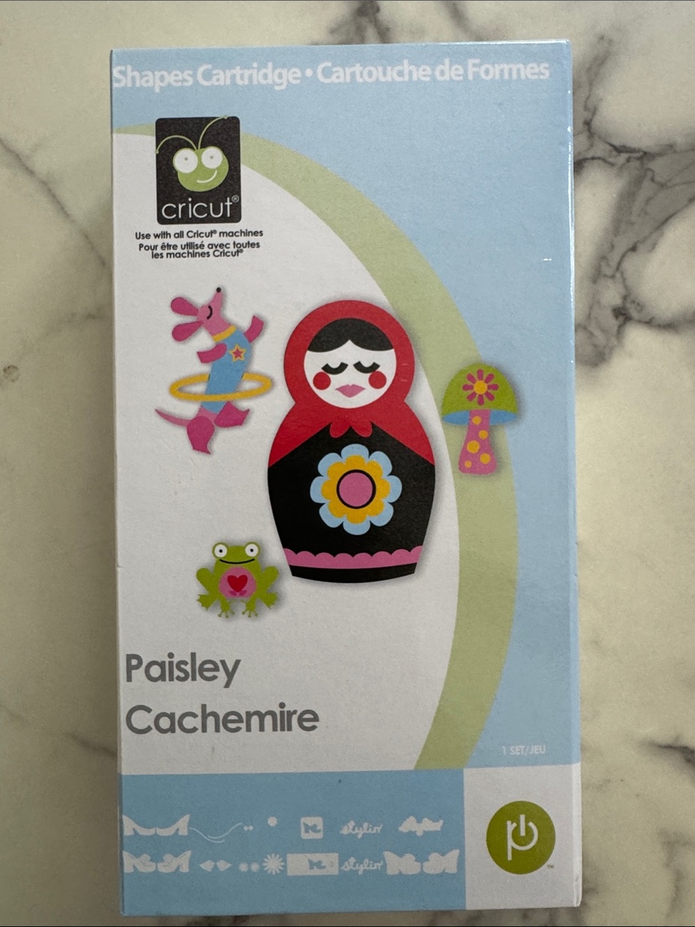 Cricut Paisley Cachemire Shapes Cartridge